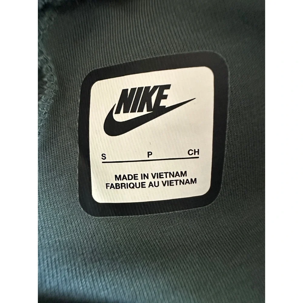 Nike Sportswear Tech Fleece High Waisted Slim Pants Vintage Green Small NWT - Picture 6 of 11